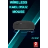 VipMarketim Siyah Wireless Kablosuz Sessiz Mouse Bluetooth Bağlantılı