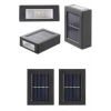 VipMarketim Solar Güneş Enerjili Çift Taraflı Duvar Lambası Çift Taraflı Duvar Lamba Güneş Enerjili