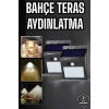 VipMarketim Solar Lamba Giriş Bahçe Yol Avlu Hareket Sensörlü Led Parlak Gece Su Geçirmez