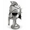 VipMarketim Spartalı Gladyatör Miğferi Biblosu - Metal - 45x20 cm Dekoratif Obje
