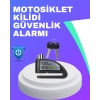 VipMarketim Su Geçirmez Alarm Disk Kilidi Motosiklet Scooter Bisiklet Güvenlik