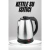 VipMarketim Su Isıtıcı 220 - 240 V Paslanmaz Çelik Kettle Uzun Ömürlü 2000 Watt