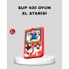 VipMarketim SUP Retro El Konsolu – 500 Oyun 2 Oyunculu 3 İnç Ekran Taşınabilir Şarjlı Atari