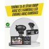VipMarketim TA-01 3 Kameralı 1080P Araç Kamerası Siyah