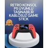 VipMarketim Tak Çalıştır Mini Retro GamePad | 520 Klasik Oyun