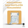 VipMarketim Taşınabilir 3ü 1 Arada Mini Fan | Nemlendirici + Soğutucu + Gece Lambası