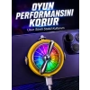 VipMarketim Telefon İçin RGB LED Manyetik Soğutma Fanı