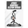 VipMarketim Telefon Tutucu Mikrofonlu Işıklı Youtuber Video Kayıt