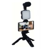 VipMarketim Telefon Tutucu Mikrofonlu Işıklı Youtuber Video Kayıt