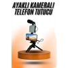 VipMarketim Telefon Tutucu Mini Mikrofonlu Tripod Vlog Çekim Video