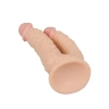 VipMarketim Ten Rengi 20,5 cm Çift Taraflı Dildo Model No:1075
