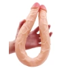 VipMarketim Ten Rengi 55 cm Çift Taraflı Dildo Model No:1034
