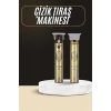 VipMarketim Tıraş Makinesi Şarjlı Çizik Tıraş Paslanmaz Çelik Bıçaklı 4 Taraklı