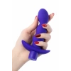 VipMarketim ToDo Adore Anal Plug, suya dayanıklı, silikon, mavi, 15 cm, Ø 3,1 cm