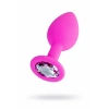 VipMarketim ToDo  Brilliant Anal Plug, silikon, pembe, 7 cm, Ø 2 cm, 50 g