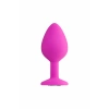 VipMarketim ToDo Brilliant Anal Plug, silikon, pembe, 8 cm, Ø 3 cm, 50 g