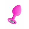 VipMarketim ToDo Brilliant Anal Plug, silikon, pembe, 8 cm, Ø 3 cm, 50 g