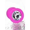 VipMarketim ToDo Brilliant Anal Plug, silikon, pembe, 8 cm, Ø 3 cm, 50 g