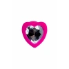 VipMarketim ToDo Diamond Heart Anal Plug, silikon, pembe, 7 cm, Ø 2 cm, 18 g