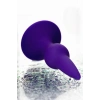 VipMarketim Todo Klapsy Anal Plug, Silikon, Mor, 10,5 Cm, Ø 3 Cm