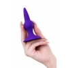 VipMarketim Todo Klapsy Anal Plug, Silikon, Mor, 10,5 Cm, Ø 3 Cm