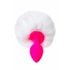 VipMarketim ToDo Sweet bunny kuyruklu anal kılıf, silikon, pembe, 13 cm, Ø 2,8 cm, 43 g