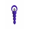 VipMarketim Todo Twisty Anal Plug, Silikon, Mor, 14 Cm, Ø 3,2 Cm