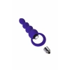 VipMarketim Todo Twisty Anal Plug, Silikon, Mor, 14 Cm, Ø 3,2 Cm