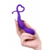 VipMarketim Todo Wlap Anal Plug, Silikon, Mor, 16 Cm, Ø 2,5 Cm