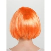 VipMarketim Turuncu Renk Küt Parti Peruğu Kısa Takma Saç