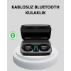VipMarketim TWS Bluetooth Kulaklık 1800mAh Şarj Kutulu Dijital Ekranlı