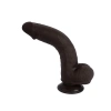 VipMarketim Ultra Gerçekçi 24 Cm Brown Melez Kıkırdaklı Dildo