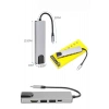 VipMarketim Usb Type-c Hub Dönüştürücü Çevirici Çoklayıcı Macbook Çevirici 8 Portlu