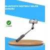 VipMarketim Uzaktan Kumandalı Bluetooth Selfie Çubuğu– Işıklı 130 cm Ayarlanabilir