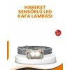 VipMarketim Uzun Menzilli Sensörlü LED Kafa Lambası Kamp ve Yürüyüş