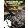 VipMarketim Uzun Saplı Izgara Temizleme Fırçası Çelik Telli Yeni Nesil