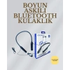 VipMarketim Uzun Süreli Kullanım İçin – Kablosuz Boyun Bantlı Kulaklık 50 Saat Batarya