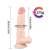 VipMarketim Vantuzlu Testisli Damarlı 20cm Gerçekçi Dildo