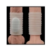 VipMarketim Vibrating Wave Knights Ring (Beyaz)