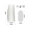 VipMarketim Vibrating Wave Knights Ring (Beyaz)