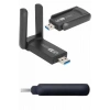 VipMarketim Wifi Alıcı Dual Band Usb 3.0 Adaptör Kablosuz Windows 7/8/10/11