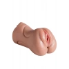 VipMarketim XOXO Gerçekçi Mastürbatör, 3 Girişli, TPE Malzeme, Koyu Ten Rengi 550 gr