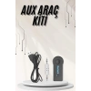 VipMarketim Yeni Nesil Bluetooth Aux Araç Kiti Siyah TV Tablet Telefon Araç Araba