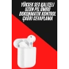 VipMarketim Yeni Nesil Çift Mikrofonlu Dokunmatik Kablosuz Bluetooth Kulaklık