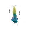 VipMarketim Yeşil Mavi Canavar Dildo Model 2