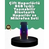 VipMarketim Yüksek Ses Güçlü Kablosuz Hoparlör Karaoke Mikrofonlu