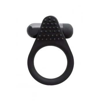 VipMarketim A-Toys Brid Titreşim Penis Halkası, silikon, siyah, 6,3, Ø 3,1 cm