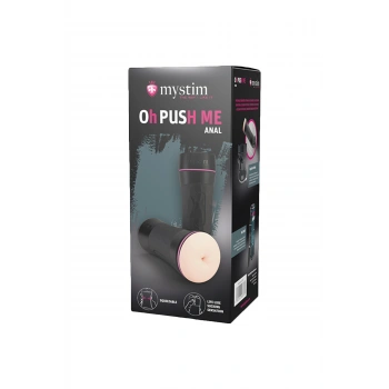 VipMarketim Mystim OH PUSH ME Anall Masturbator, TPE, Ten, 21,5 cm