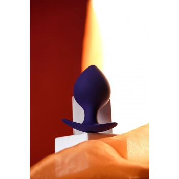 VipMarketim ToDo Glob anall plug, tıkaç, silikon, mor, 10 cm, Ø 4,5 cm