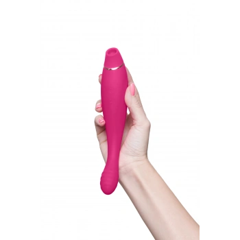 JOS Danvi Vakum Dalgası  Vibratör, Silikon, Pembe, 21,5 cm